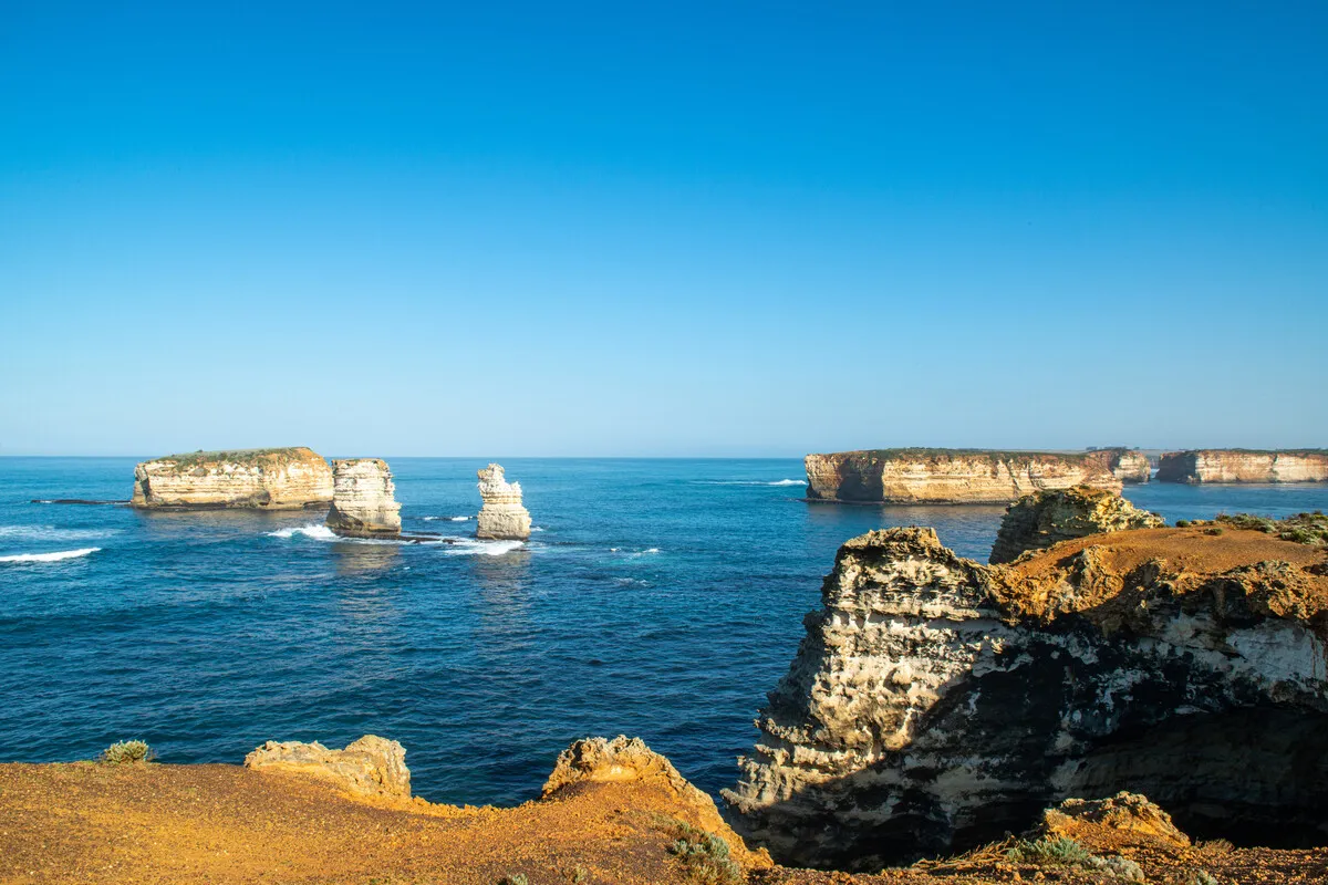 Natural rock formations Great Ocean Road